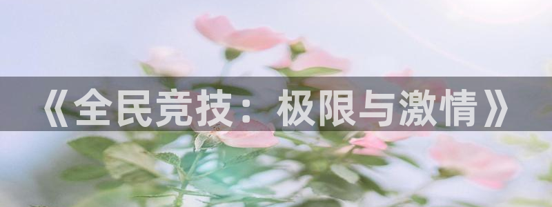 3377体育官方正版app娱乐是那个系列的台子：《全